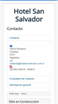 Mobile Screenshot of hotelsansalvador.com.ar